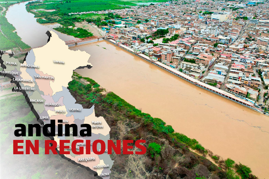 Andina en regiones: río Tumbes en umbral hidrológico rojo por continuas lluvias